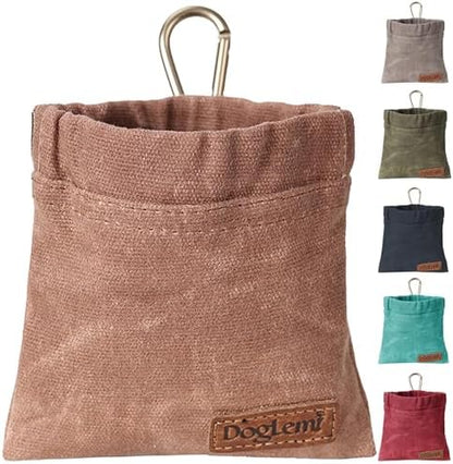 ETIAL Dog Treat Pouch,Portable Puppy Dog Training Treat Bag,Hand Free Dog Walking Bag,Auto Closing Pet Feed Snack Reward Pocket,Dog Food Dispenser for Pet Puppy Travel or Outdoor Use by WhereSimplicityMeetsLuxuryforYourFurryFriends