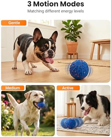 Interactive Dog Toys with Teeth-Friendly Bumps, 3 Modes, ETPU Material - Image 4