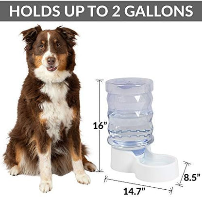 PetFusion H2O Gravity Pet Water Dispenser, 2.5 Gallon, Transparent - Image 3