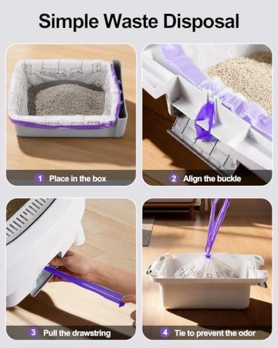 120 Count Automatic Cat Litter Box Liners for Petpivot 12（ Not Fit As 11 ） - Image 7