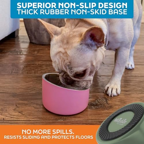 Master Pet Supply Stainless Steel Slanted Dog Cat Food Bowl 8 oz Camo - Image 5