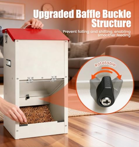 25lbs Automatic Dog Feeder Large Breed Gravity Dog Food Dispenser - Image 5