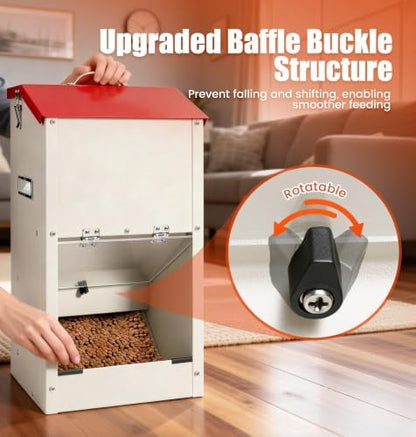 25lbs Automatic Dog Feeder Large Breed Gravity Dog Food Dispenser - Image 5