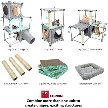 Kitty City Cat Furniture Accessories Cat Scratching Post Replacement and Only Compatible with Kitty City Playsets - Image 3