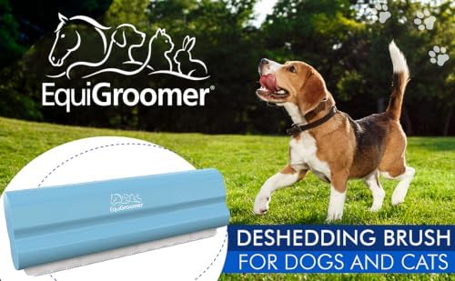 EquiGroomer 5-Inch Undercoat Deshedding Brush for Dogs & Cats, Turquoise - Image 2
