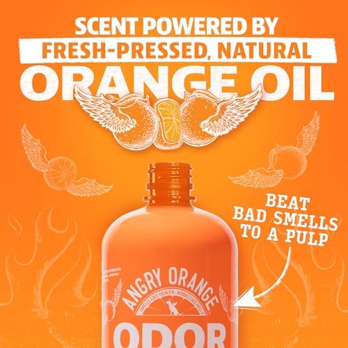 ANGRY ORANGE Pet Odor Eliminator for Dog and Cat Urine, Carpet Stains, and Strong Smells – NEW Orange Rush Scent – Citrus Cleaner with Natural Orange Oil – 24 oz - Image 6