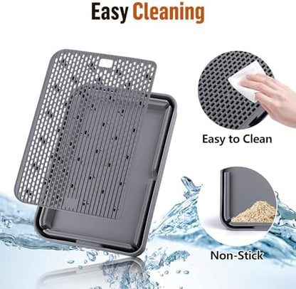 Cat Litter Box Step, Large Cat Litter Ramp with Filter Function, Dark Grey - Image 5