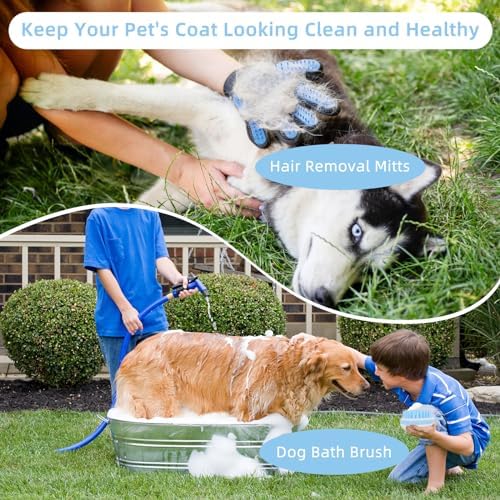 Wisedog Dog Grooming Kit, Upgraded Blue, 7PCS - Image 5