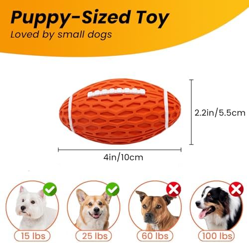 Puppy Toy, 2 Pack Interactive Squeaky Dog Ball for Small Dogs - Image 2