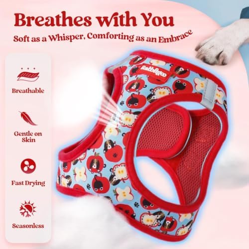 rabbitgoo Dog Harness Medium Sized and Leash Set, Step-in Puppy Pet Vest - Image 4