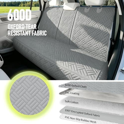 Dog Car Seat Cover for Back Seat, Waterproof 600D Oxford Protector - Image 4