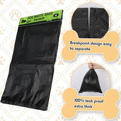 Ireer 1000 Pcs Dog Waste Bags Bulk, Pet Feces Bags with Hang Hole - Image 3