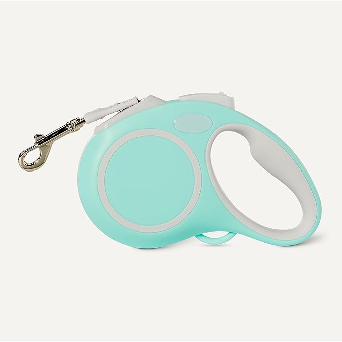 Amazon Basics Retractable Dog Leash with Quick-Lock Function and Non-Slip Grip, M