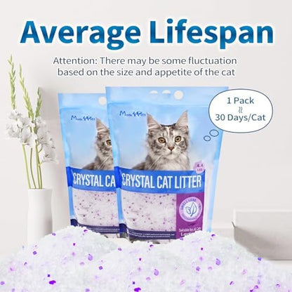 Made4Pets Cat Litter Crystals,Non Clumping Litter 25.8 lbs(6 x 4.3lb Packs) - Image 6
