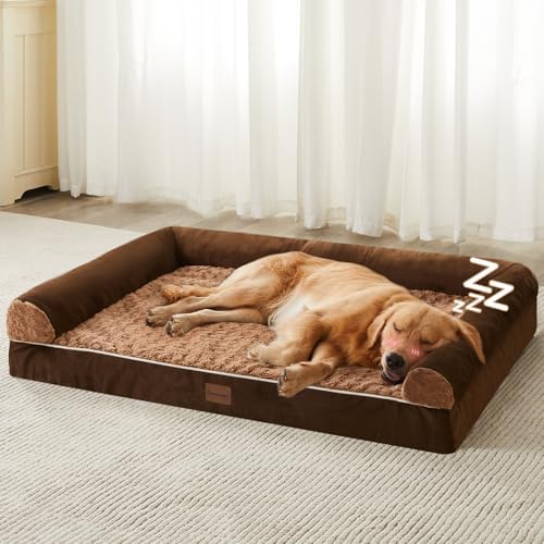 BFPETHOME Orthopedic Washable Large Dog Bed for Senior Dog Comfy Sleep by BFPETHOME