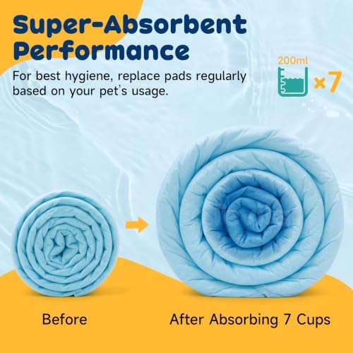 Puppy Pads for Dogs, 50-Pack, 34x28 in, 6-Layer Leakproof - Image 5