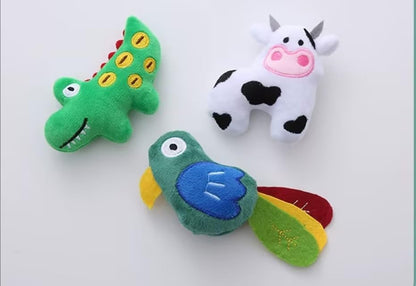 Catnip Toy, Cat Plush Chew Toy, Teeth Grinding Catnip Toy Cow Pet Supplies - Image 3