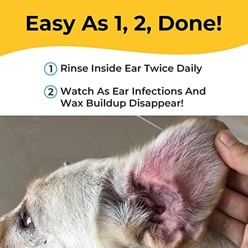 Smiling Paws Medicated Tris Flush Ear Cleaner for Dogs & Cats, 12oz - Image 4