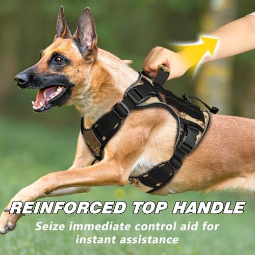 WINGOIN Tactical Dog Harness for Small Dogs,Heavy Duty No Pull Dog Harness - Image 2
