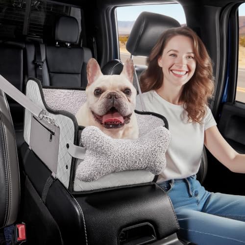 TKYZ Center Console Dog Car Seat for Small Dogs,Fit for Full Size Truck by TKYZ