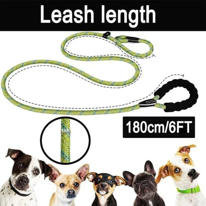 6 FT Heavy Duty Dog Leashes with Comfortable Padded Handle,Blue Green - Image 5