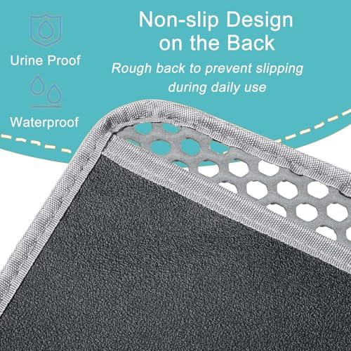 Extra large Cat Litter Mat, XXL 47x36in, Cat Litter Box Mats Extra Large - Image 5