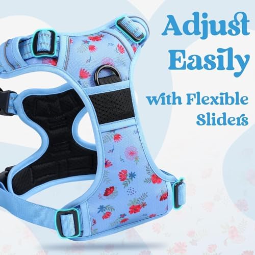rabbitgoo Dog Harness for Large, Updated Easy On & Off with 3 Buckles - Image 3