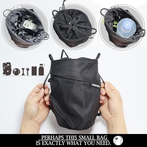 Multi-Function Crossbody Bag - Dog Walking Bag with Built-in Poop Bag Dispenser, Insulated Water Bottle Carrier & Waterproof Treat Pouch, Travel Toiletry Organizer for Pet Training, Hiking, Daily Use - Image 5