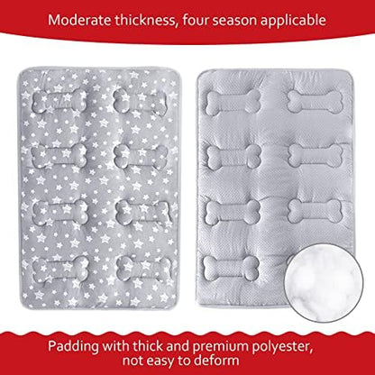 Dog Crate Pad Mat (42" X 28"), Soft Dog Bed Mat with Cute Prints - Image 3