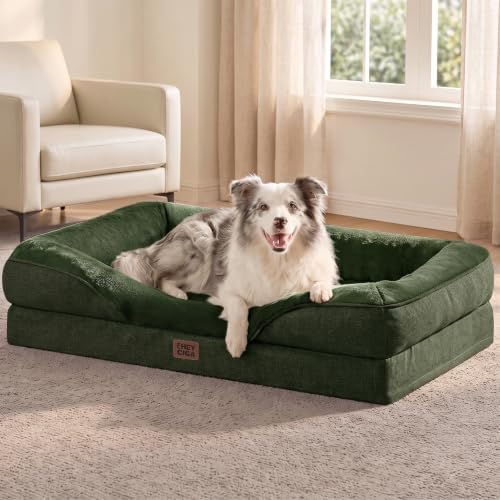 EHEYCIGA Orthopedic XL Dog Bed for Large Dog, Memory Foam Dog Couch by EHEYCIGA
