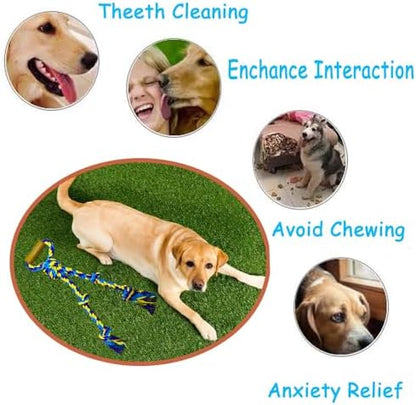 Large Dog Rope Toys for Aggressive Chewers - Pitbull Tug of War, Heavy Duty, Outdoor, Medium to Large Breed Dog Chew Rope with Handle - Image 5