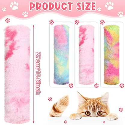 Civaner 6 Pack Cat Kicker Toys, 10.6" Candy Pink,Blue,Yellow - Image 2