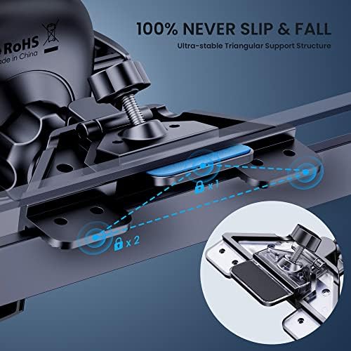 Phone Mount for Car Phone Holder Mount Upgraded Metal CD Slot Phone Holder Car Cell Phone Holder Thick Cases Friendly iPhone Holder for Car Mount for CD Player Fit for All iPhone Smartphone - Image 3