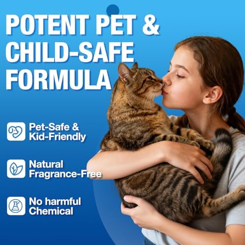 Pet Odor Eliminator Spray for Home, Fragrance Free Dog and Cat Urine Odor Remover for Carpet, Litter Box, Furniture, Pet Bedding and Floors, Colorless, 25 Fl Oz - Image 3