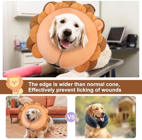 BEAUTYZOO Dog Cone Collar Alternative After Surgery,Pet Neck Donut E‑Collar - Image 2