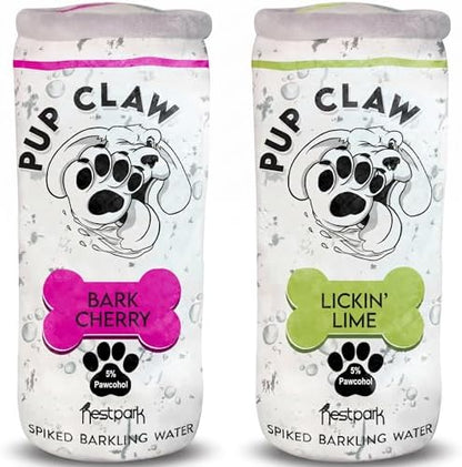 Nestpark Pup Claw Dog Toys - Funny Cute Plush Dog Toys with Squeaker and Crinkle - Parody Dog Toy (2 Pack) (Original Pack) by Nestpark