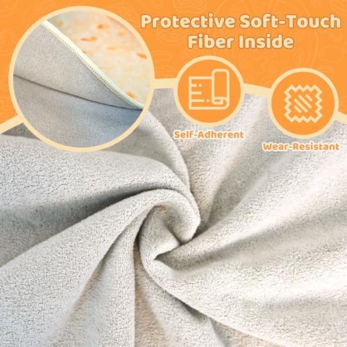 31.5" Tortilla Shape Blanket Cat Grooming Wrap for Cutting Nails - Image 6