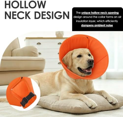 AOFITEE Soft Cone for Large Dogs, Adjustable Dog Cones to Stop Licking - Image 4