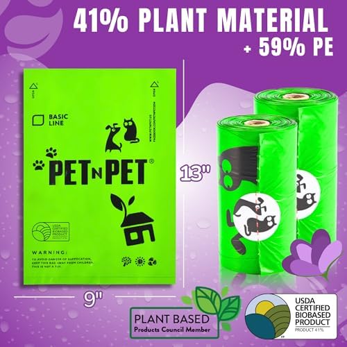 Pet N Pet Doggie Poop Bags, 1080 Count, Lavender Scented Waste Roll Refills - Image 2
