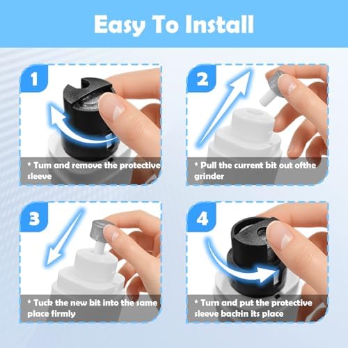 Dog Nail Grinder, Electric Pet Nail Grinder with 2 Speed Digital USB Rechargeable Dog Nail Trimmer Nail Claw Clippers with LED Lighting Quiet Paws Grooming for Medium Small Dogs Pet - Image 5