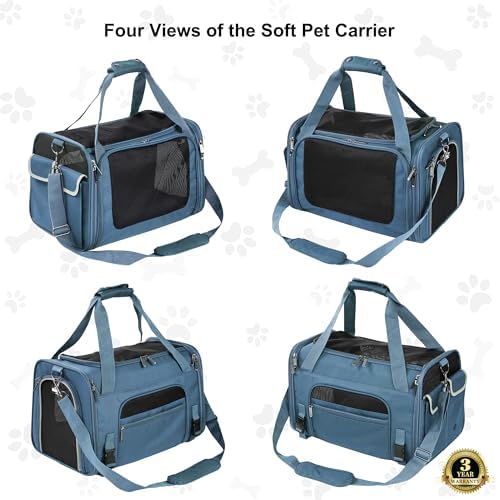 EliteField Deluxe Soft Pet Carrier for Cats and Dogs (3-Year Warranty) - Image 4