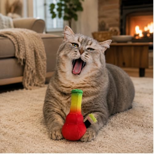 Lil' Bo da Bong Catnip Toy | 420-Inspired Parody Cat Toy & Collectible - Image 3