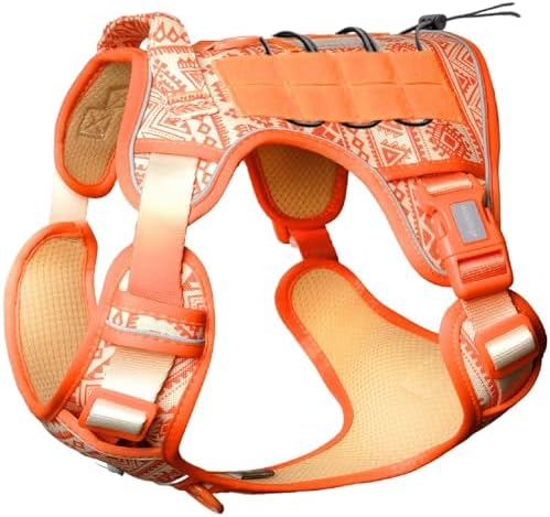 AUROTH Dog Harness for Small Medium Dogs, Tactical No Pull Dog Vest by AurothPets