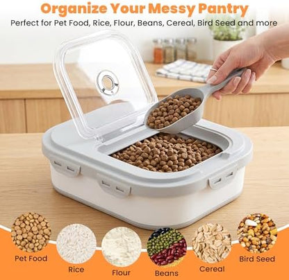 40 Lbs Dog Food Storage Container, Collapsible Cat Food Container - Image 5