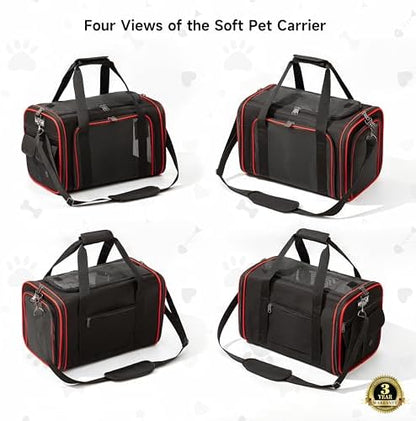 EliteField Soft-Sided Pet Carrier for Cats & Small Dogs (3-Year Warranty) - Image 4