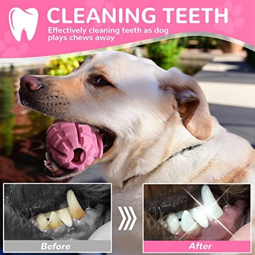 Dog Toys for Aggressive Chewers Large Breed, Fun to Chew (Pink) - Image 4