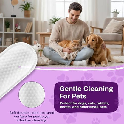 Dog & Cat Dental Wipes - Finger Toothbrush for Plaque, Tartar & Breath - Image 6