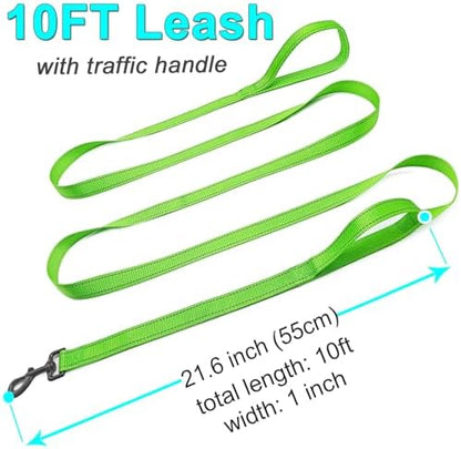 10FT Dog Leash with Traffic Handle Reflective Large Medium Dogs - Image 5
