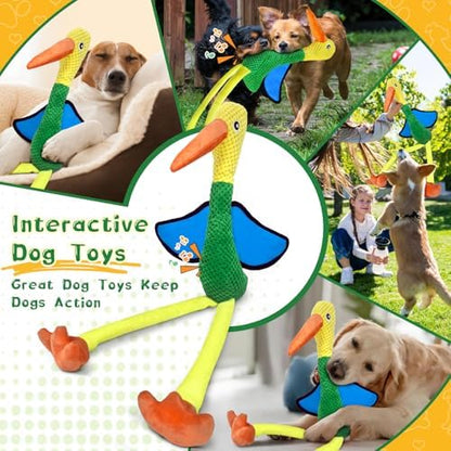 Fuufome Large Squeaky Dog Toys - Plush Crinkle Dog Toy for Small, Medium, and Large Breeds - Fun for Indoor Puppies and Senior Pups Playing - Image 2
