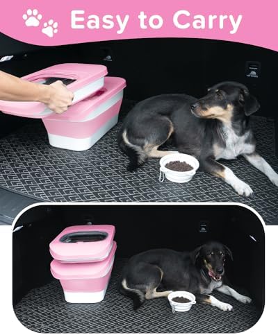 10-13 Lbs Airtight Dog Food Storage Container,Collapsible Pet Food Storage - Image 5